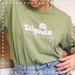 Camiseta Personalizada Algodão 30.1 Penteado    Personalização em DTF UV 
