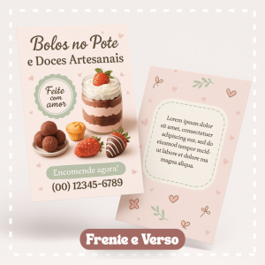 Folheto / Panfleto em Couché Brilho 90g Couché 90g 10x14 cm Frente e Verso Brilho Corte reto 